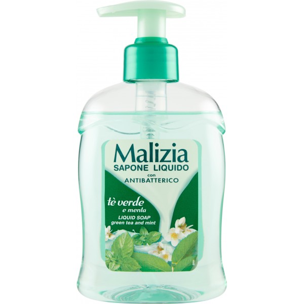 malizia green tea liquid soap ml.300